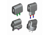 EU / US / UK / AU metalu Plug-in 5V 1A Uniwersalny USB Power Adapter (OCP / OVP zabezpieczenie)