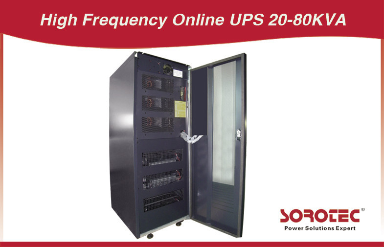 20 - 80 KVA Trójfazowy 4-liniowy zasilacz bezprzerwowy, UPS-y wysokiej częstotliwości