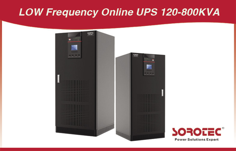 Podwójna konwersja 120 - 800KVA UPS o niskiej częstotliwości UPS / nieprzerwany zasilacz 50 / 60HZ