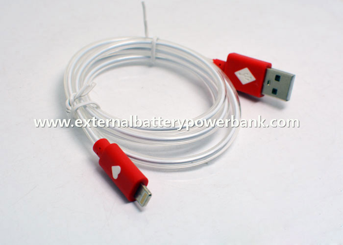 8pin Lightening Transfer danych USB Kabel z czerwonej diody LED dla iPhone5 5s 6 6Plus