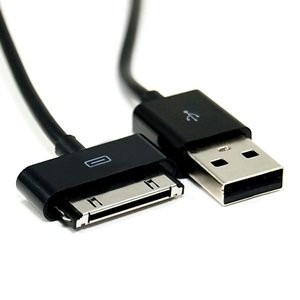 Wyjątkowo długi czarny 6FT Dane USB Sync Cable do Apple iPhone 4 4S 3GS iPod iPad