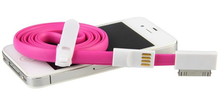 iPhone 4 / 4S Kabel USB Ładowarka Magnetic 30 pin 1,2m długości drutu transferu