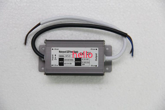 IP68 650mA 21W Prąd stały LED Zasilanie 20V - 36V DC, zasilacze