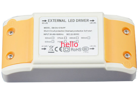 LED Moc 18 Watt Zasilanie Prąd stały Sterownik LED 85V - 265V AC, CE RoHS