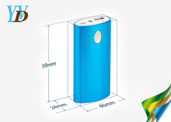 Akumulator przenośny Travel Komórka Kopia zapasowa 6000mAh Li-ion Zasilanie Banku Niebieski