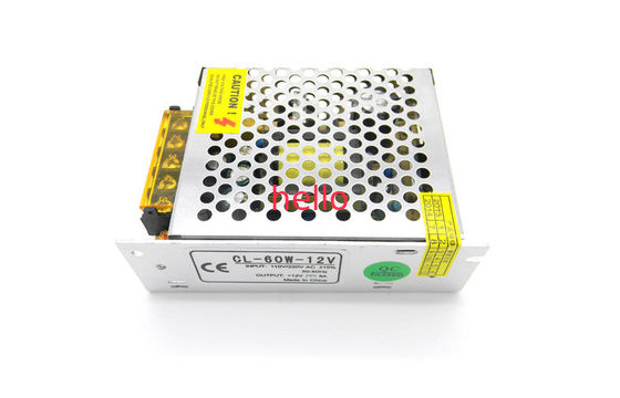 LED AC DC Power Adapter Aby Over Voltage 60Watt zwarcia