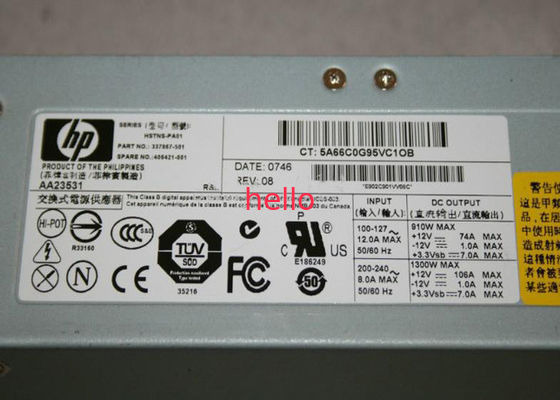 Dostawy Server zasilania Compaq 337867-001 HP 1300W z wentylatorem aktywnym