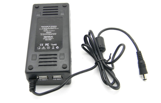 Zastąpienie 24V AC do DC Power Adapter 90W Podwójny USB z oświetleniem LED