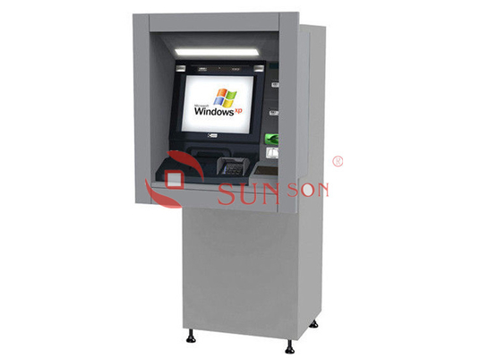 Financial uchwyt ścienny Self Service Bankowość Kiosk Bankomat przez ścianę