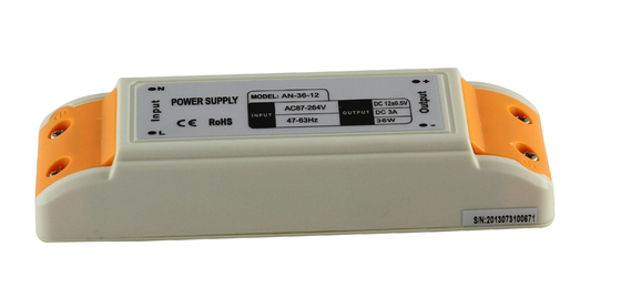 stabilna PCB 2 lata gwarancji CE RoHS DC12V 3A 36W LED zasilanie