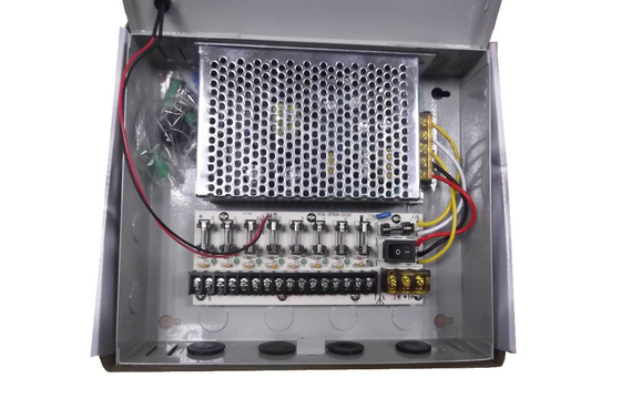 12V 5Amps CCTV Power Supply Box 9 Channel, Kamera Zasilanie