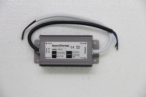 21W Prąd stały DC AC Do zasilacza 20V DC, 650mA Wodoodporny zasilacz LED