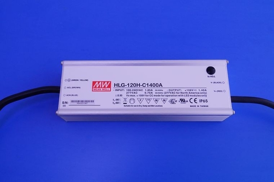Wodoodporny zasilacz 120W Meanwell ze stałym prądem LED z aluminiową obudową