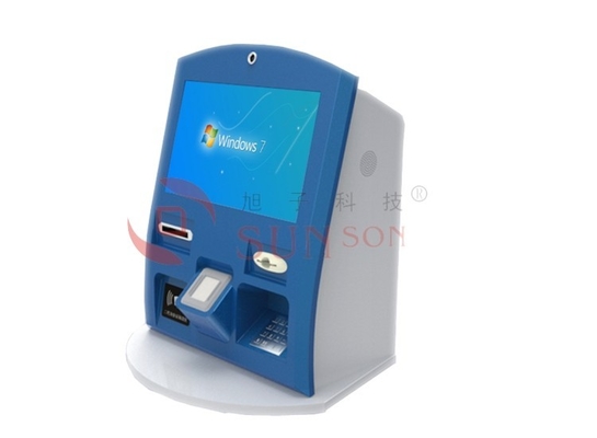 Karta bankowa Komórka Kiosk Desktop, naścienny Kiosk dotykowy ekran monitora