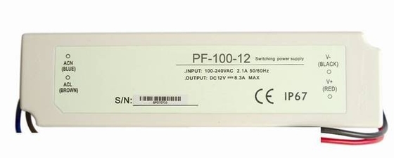 Przenośny 24 Volt Kompaktowy stałonapięciowy 100W Sterownik LED, odkryty LED Driver