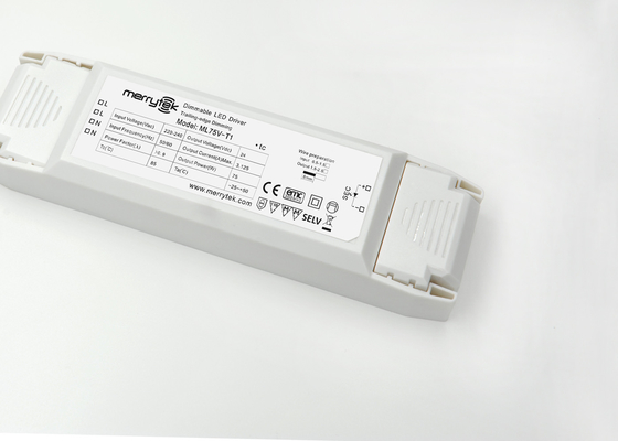 75 Watt stałonapięciowy ściemnianiem LED kierowcy 24V IP20 CE 30000h Life Time