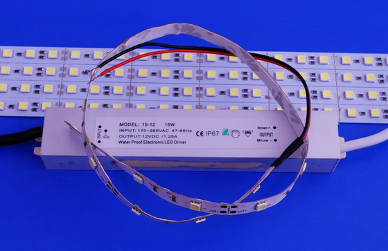 15W 12vdc Zewnętrzny sterownik LED stałego napięcia do taśm LED, oświetlenie dekoracyjne