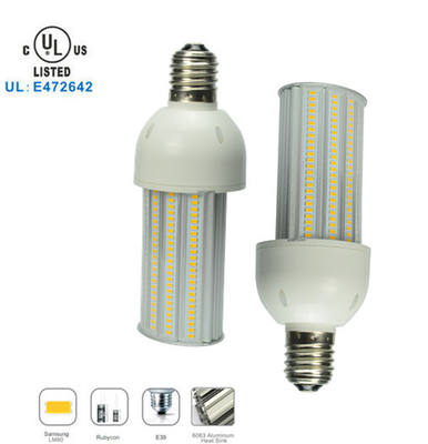 36W High Power LED Wallpack 110lm / W, na zewnątrz IP65 Wodoodporna Żarówka LED Corn Lamp