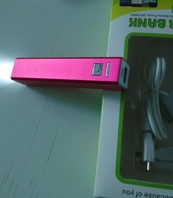 3200mAh fioletowy prostokąt Kształt Portable USB Power Pack do notebooków