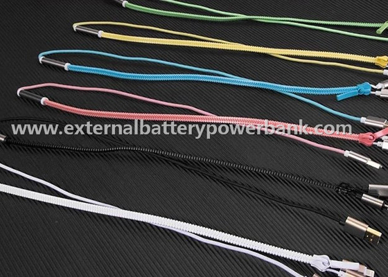 Kolorowe Zamek błyskawiczny transfer danych USB Kabel