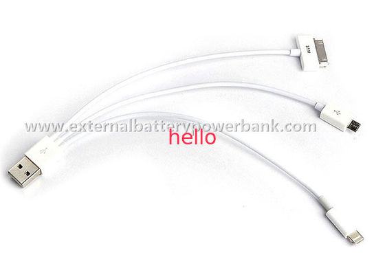 Wielu ładowania 3 w 1 Micro transferu danych USB Cable / Mobile Phone Data Cable