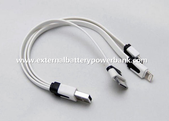 20cm Kolorowe 3 w 1 noddles Kabel USB do ładowania z systemem Android / iPhone