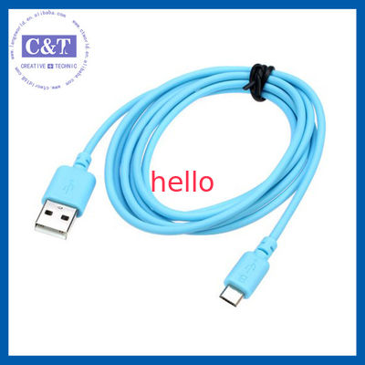Barwne Micro Smartphone Transfer danych USB Kabel Hi-Speed ​​2-w-1
