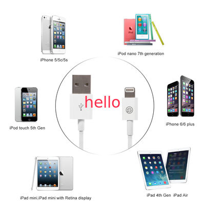 3 stopy 1m 8 Pin Kabel Kabel przesyłania danych USB do synchronizacji iPhone Kabel USB 2.0