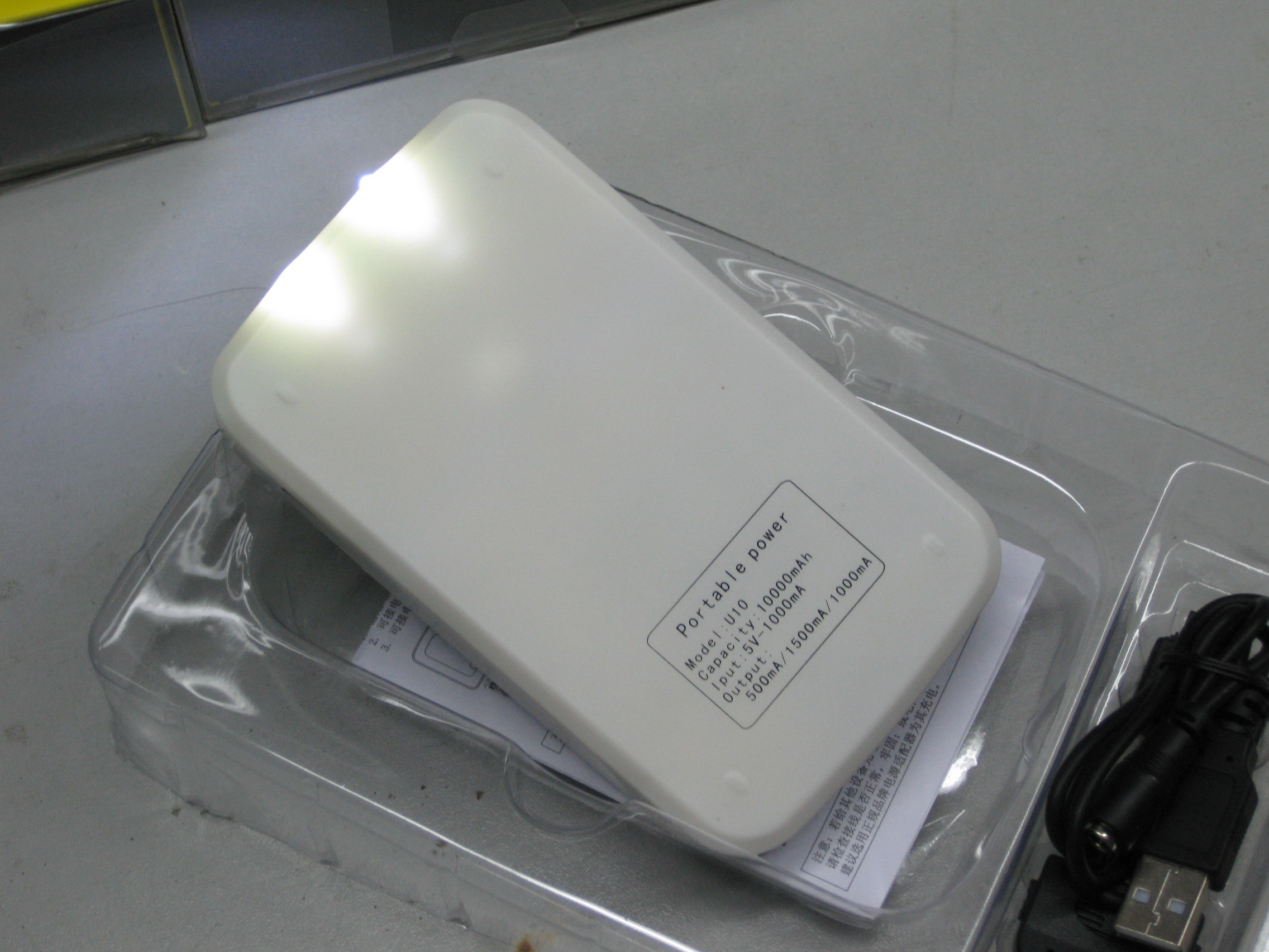 Biały Ipad Ni - MH Duracell Portable Power Akumulatory ładowarek konwerterów