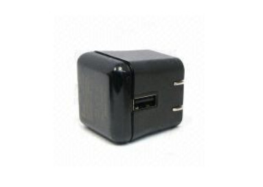 Czarne Lekkie uniwersalne USB Power Adapter 5V 10mA - 2.100mA