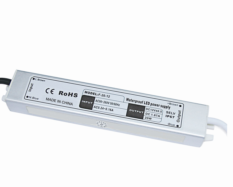 DC 12 / 24V AC 110-264V 20W Wodoodporny sterownik LED dla wyświetlacza LCD
