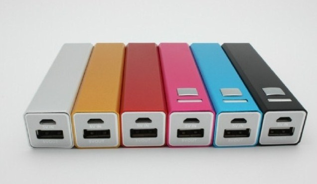 3200mAh fioletowy prostokąt Kształt Portable USB Power Pack do notebooków